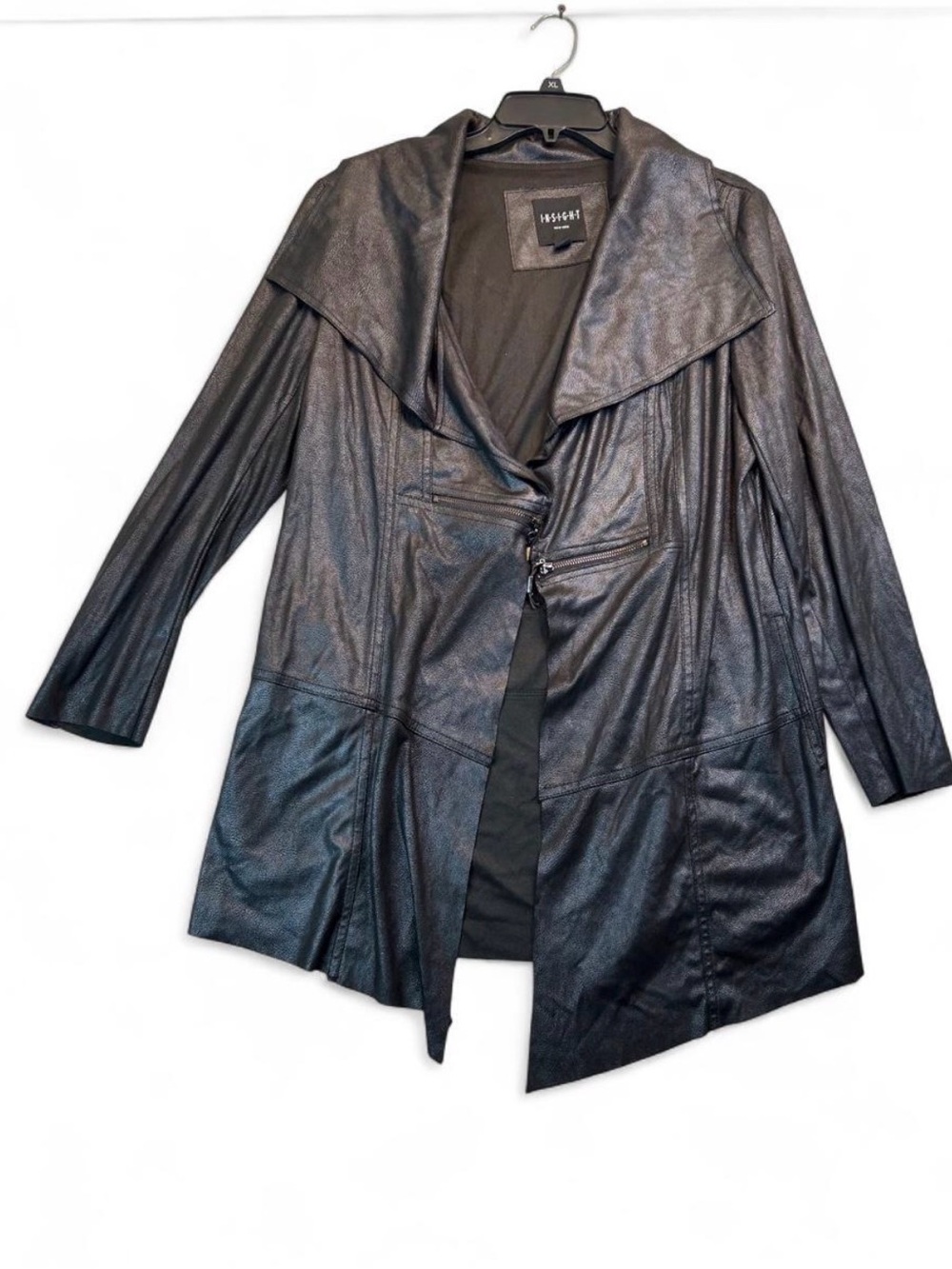 Insight New York black leather jacket
